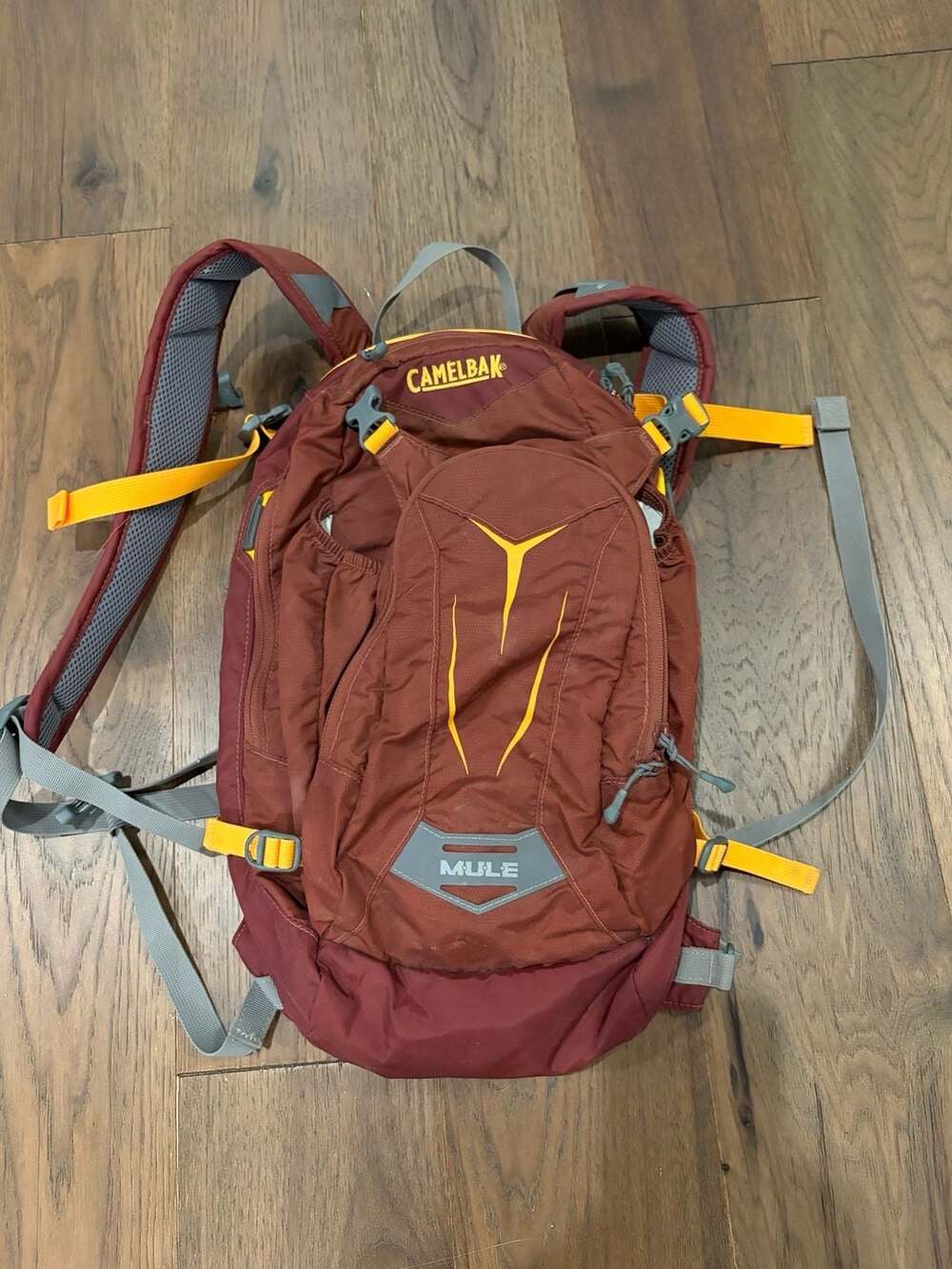 CamelBak M.U.L.E. Hydration Backpack Brown Orange